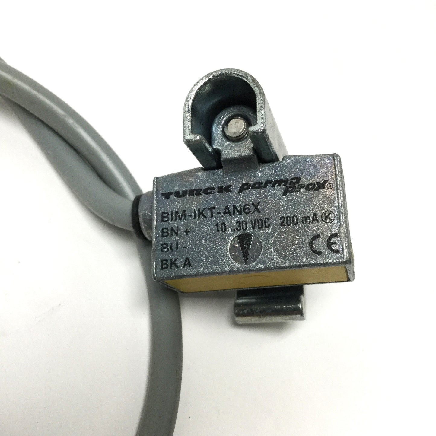 Used Turck BIM-IKT-AN6X Magnetic Field Cylinder Sensor, 10-30VDC 200mA, 3-Wire NPN-NO