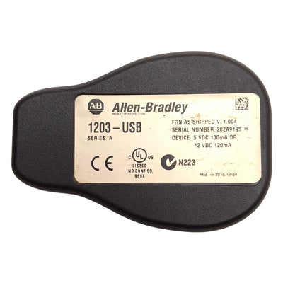 Used Allen Bradley 1203-USB PowerFlex Converter, USB-B to DPI/DSI/SCANport, 5/12VDC