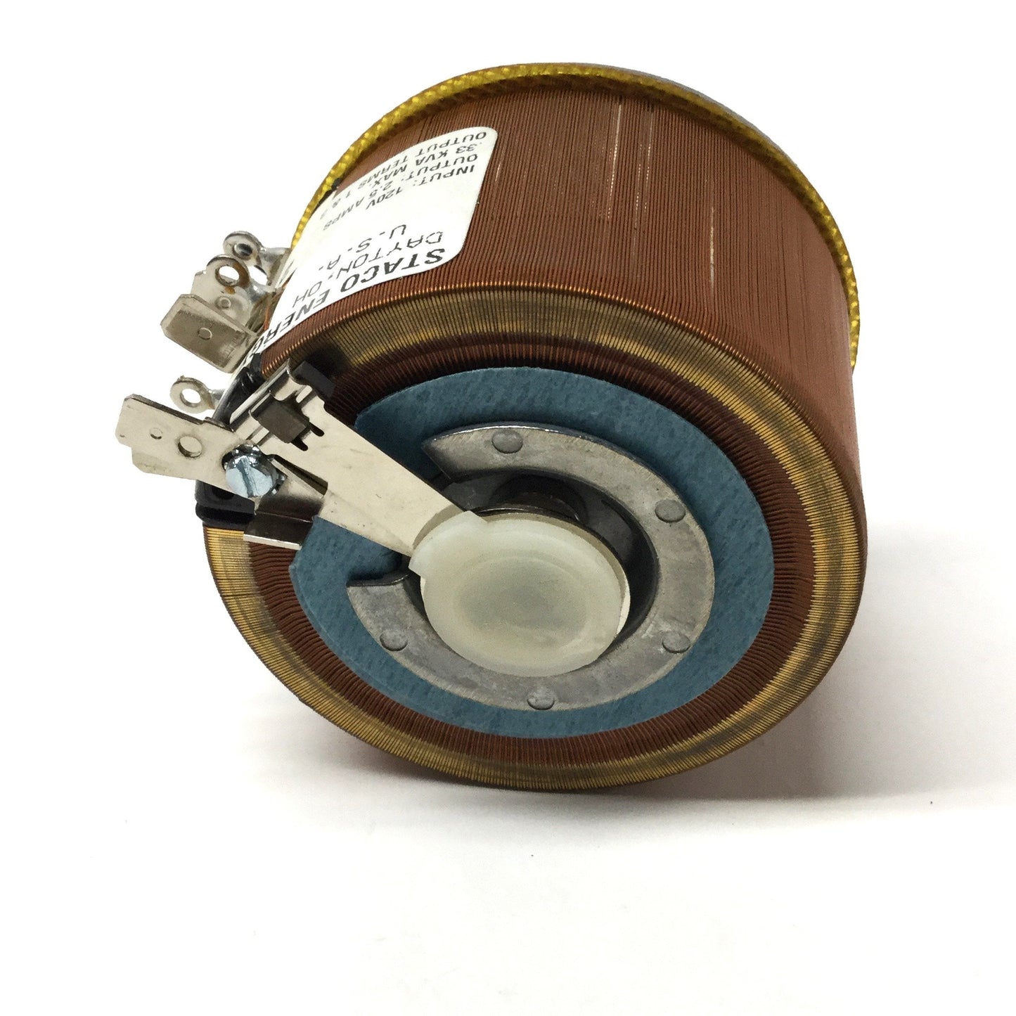Used Staco 221-B Variable Transformer, Open Frame, 120VAC In, 0-120/132V Out, 2.5A