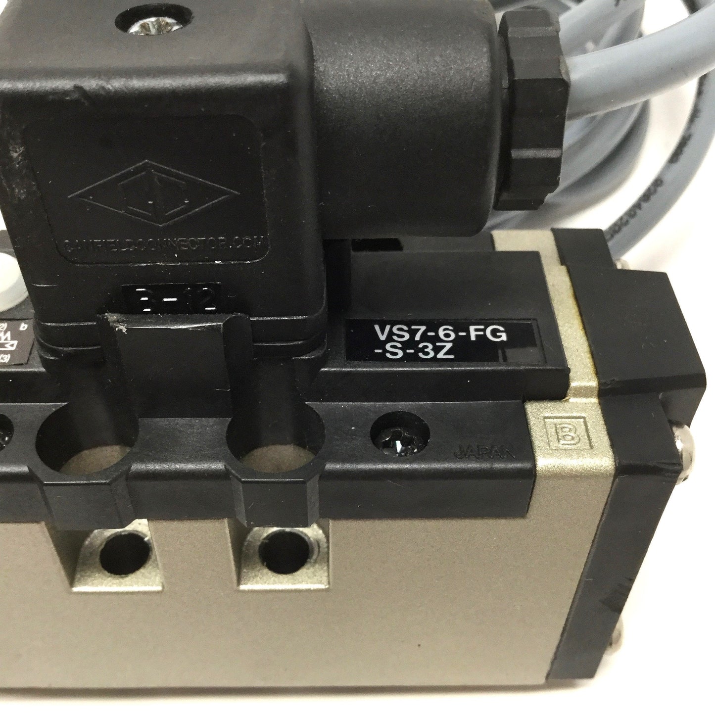 Used SMC VS7-6-FG-S-3Z ISO Interface Solenoid Valve, 5-Port 2-Position, 24VDC Coil