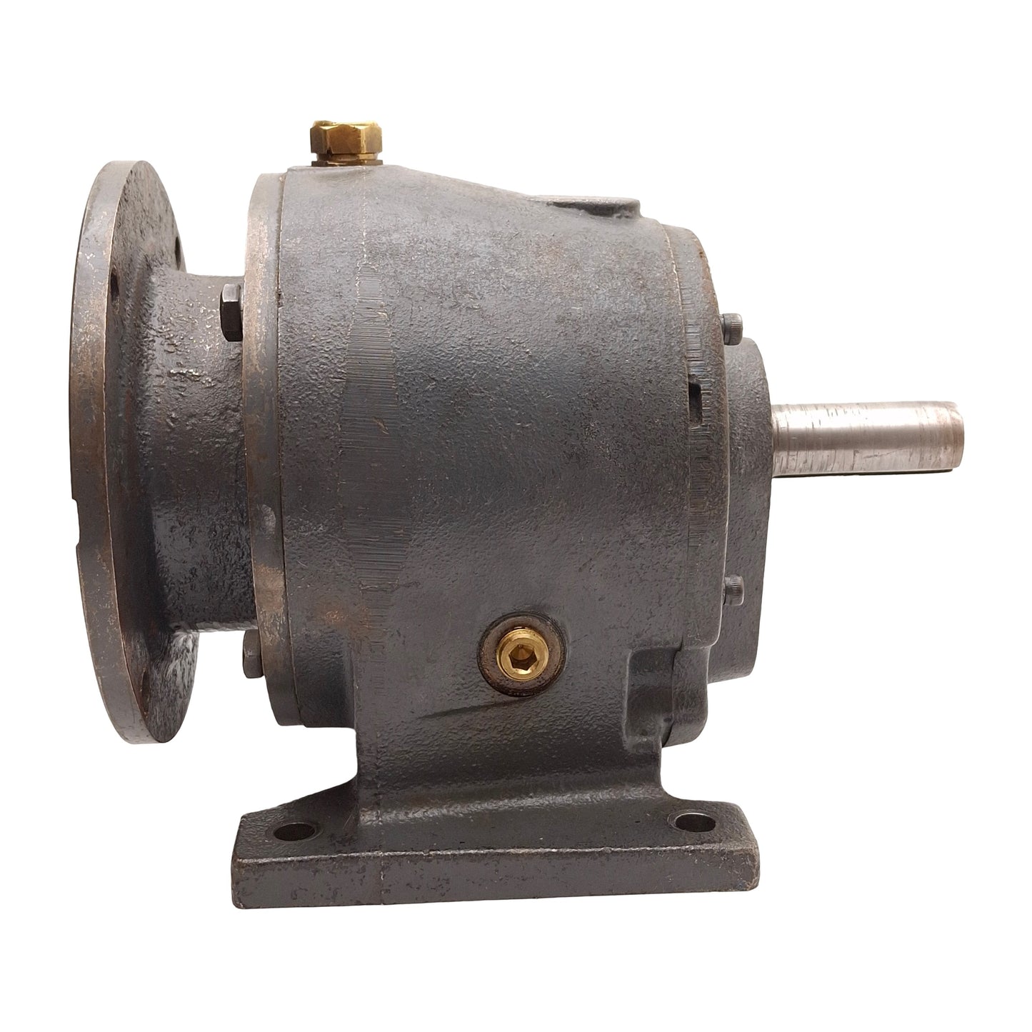 Used IPTS HQD-A-56C Helical Speed Reducer, 21.420:1, 1.25HP, ø7/8" Shaft, 56C Frame