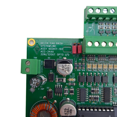 Used Delta Tau ACC-34AA 602817-102, 32IN/32OUT OPTO I/O Circuit Board, 125V 2A