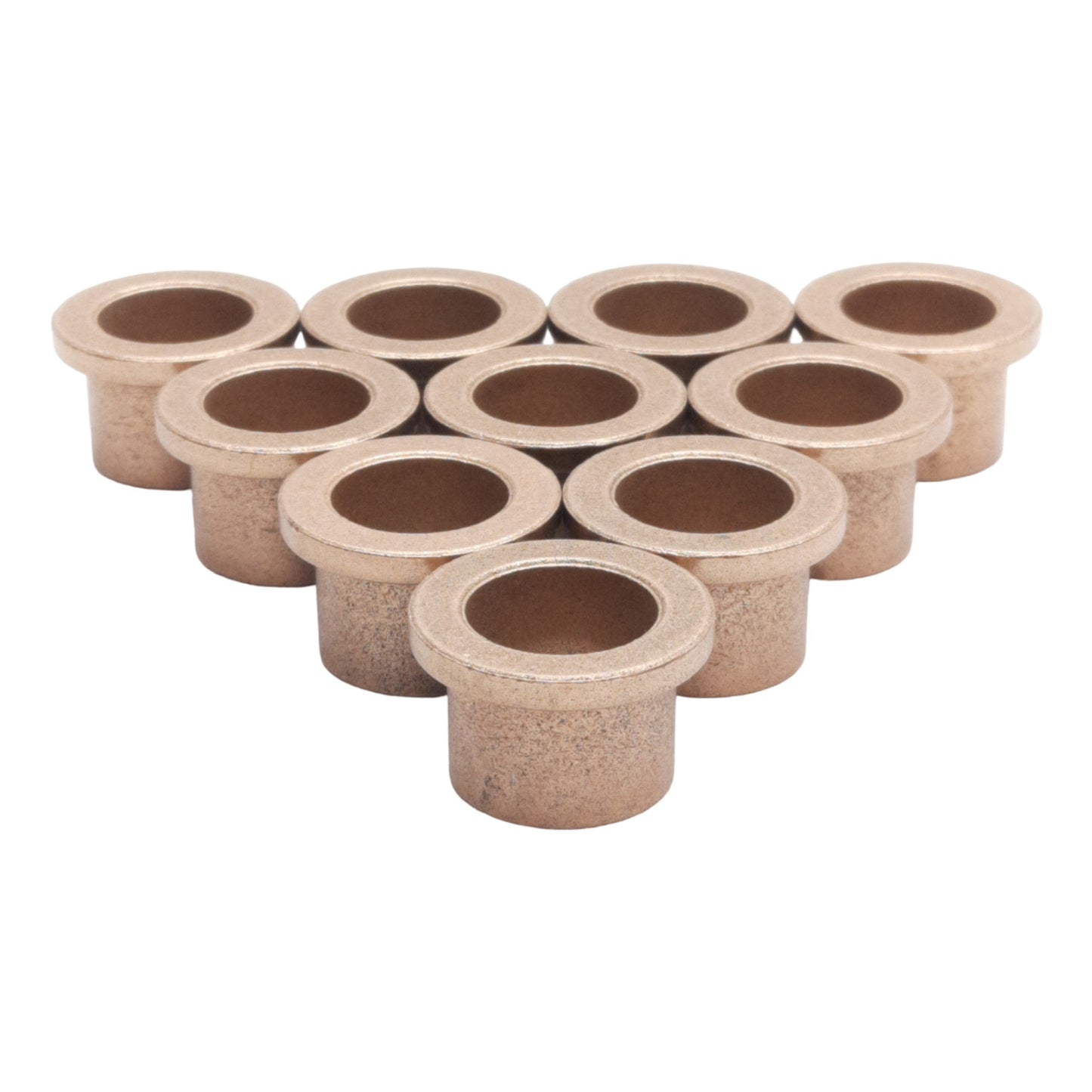 New Lot of 10 Oilite FF711-02B Flanged Bearing ø.625in ID ø.75in OD, 1in FD, 2000psi