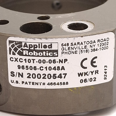 Used Applied Robotics CXC10T-00-06-NP XChange CXC10 Tool Adapter Unit, M5 Ports