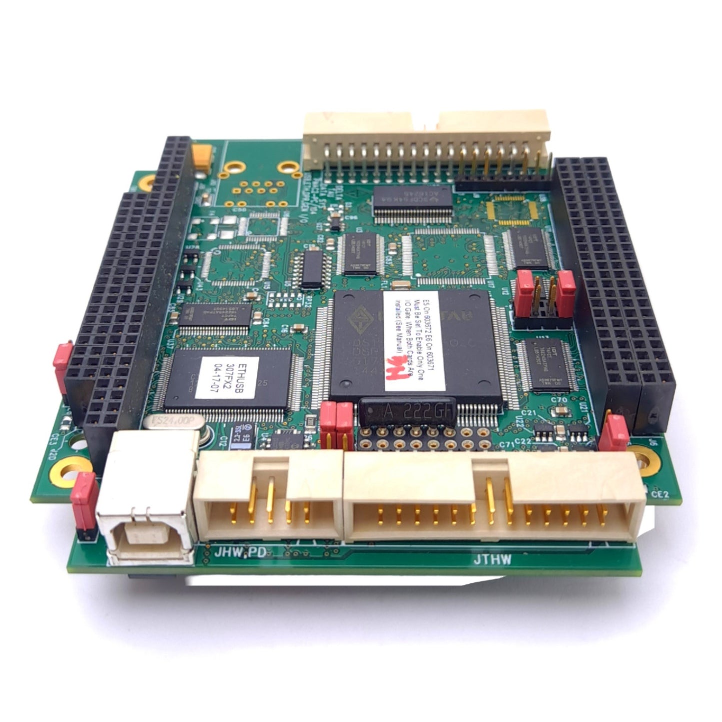 Used Delta Tau PMAC2-PC/104 603672-10A USB,ETH,DPR,GEN I/O Multi Axis Control Board