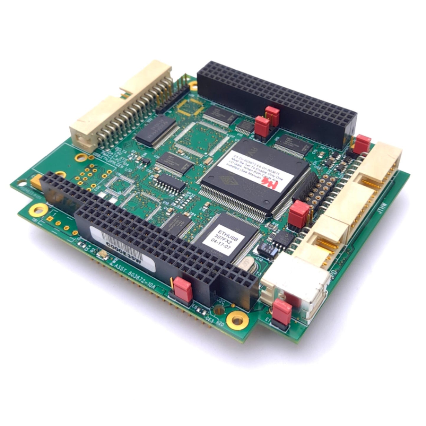 Used Delta Tau PMAC2-PC/104 603672-10A USB,ETH,DPR,GEN I/O Multi Axis Control Board