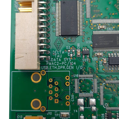 Used Delta Tau PMAC2-PC/104 603672-10A USB,ETH,DPR,GEN I/O Multi Axis Control Board