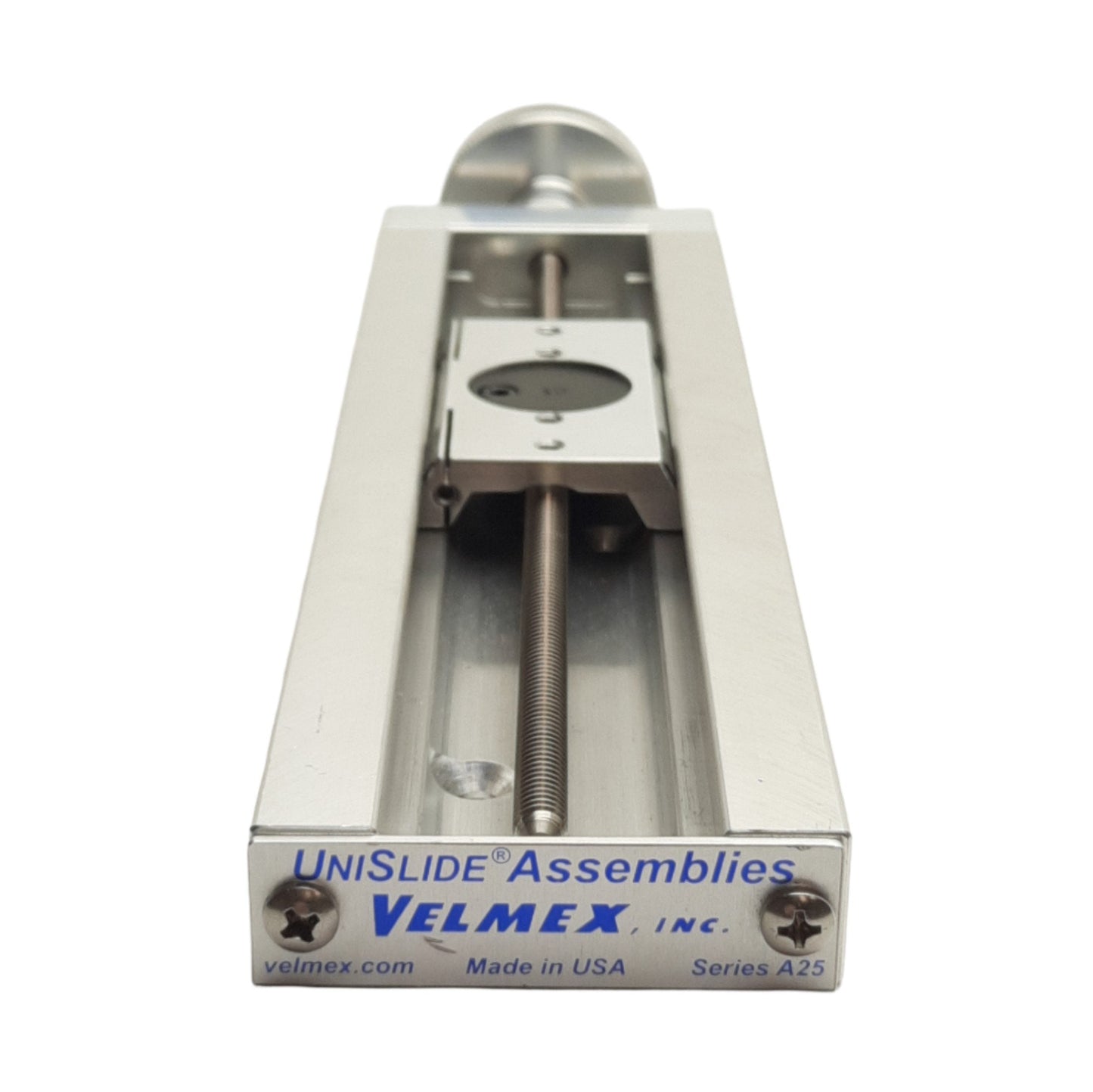Used Velmex A2509B-S2.5-WC Screw Drive Unislide 9in Length, 2.5in Slider, 0.05in Lead