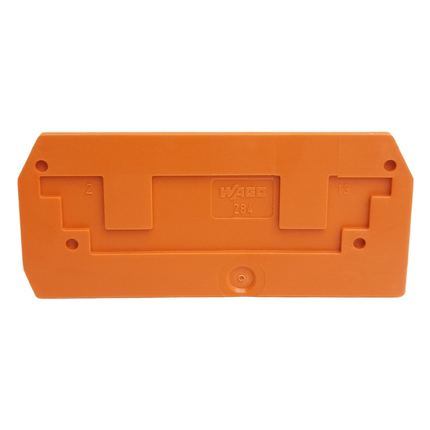 New Lot of 20 WAGO 284-328 End & Intermediate Plate, 2.5mm Thick, 280 Series, Orange