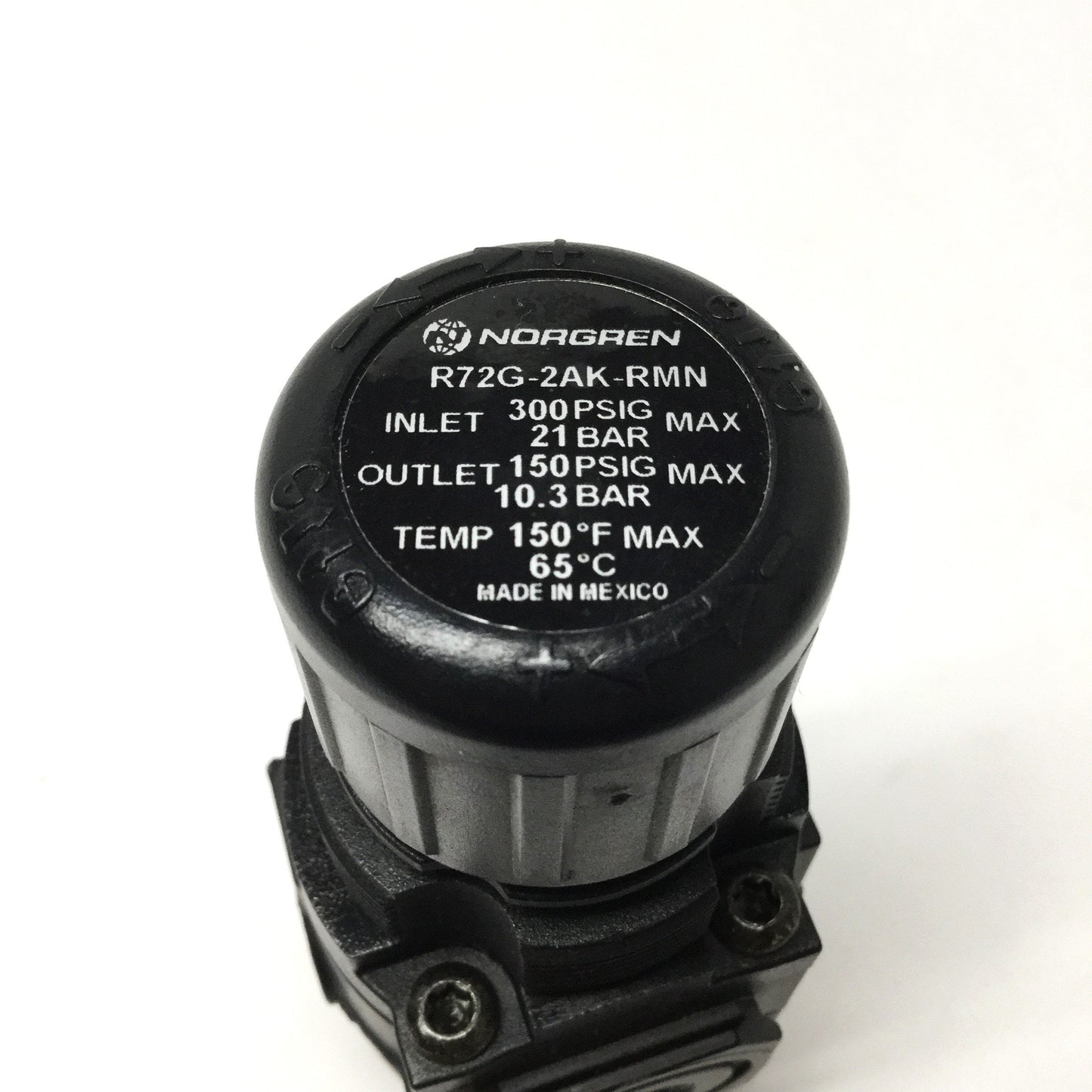 Used Norgren R72G-2AK-RMN Excelon Air Pressure Regulator 1/4" NPT, 150psi