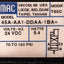 Used MAC 45A-AA1-DDAA-1BA Solenoid Valve, Cv=0.15, 70-120PSI, 1/8in NPTF, 24VDC Coil