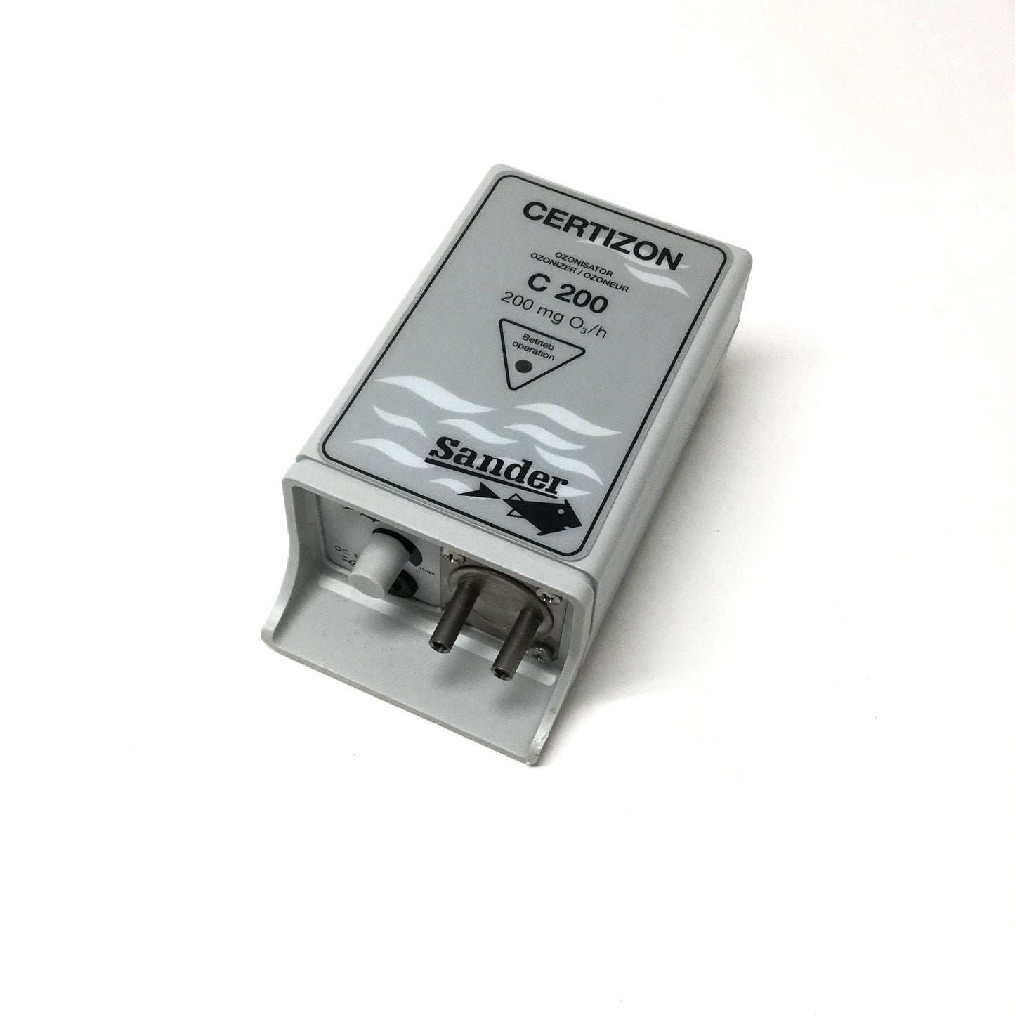 Used Sander C200 Certizon Aquarium Water Ozone Generator Ozonizer 50-200mg/h, 12VDC