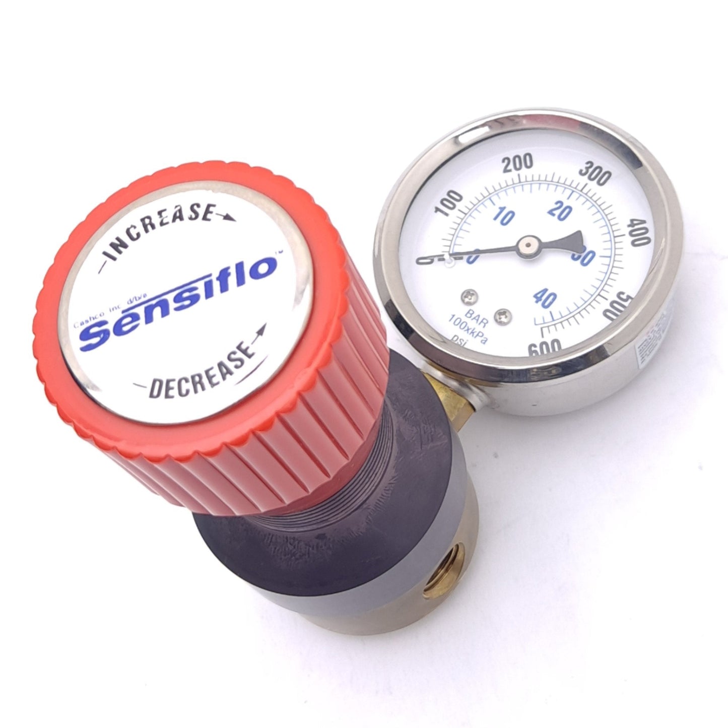 Used Cashco P12-B1B7-16G0S000A Sensiflo Pressure Regulator, 1/4 NPT, 5-500psi Set