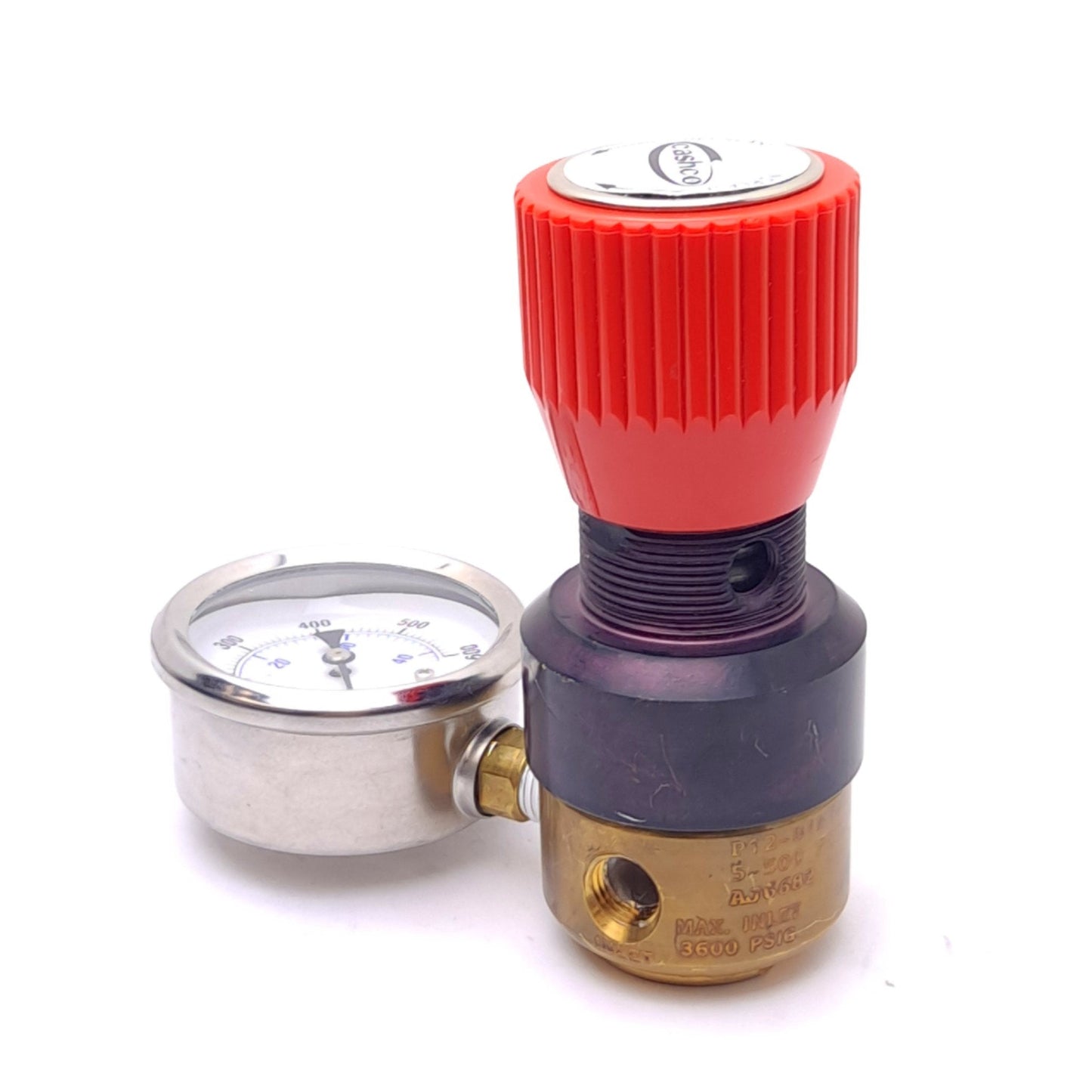 Used Cashco P12-B1B7-16G05000A Sensiflo Pressure Regulator, 1/4 NPT, 5-500psi Set