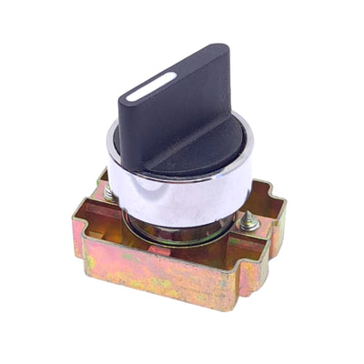 New Altech 2AS2-2 Rotary Selector Switch w/ Mounting, ø30mm, Spring Return
