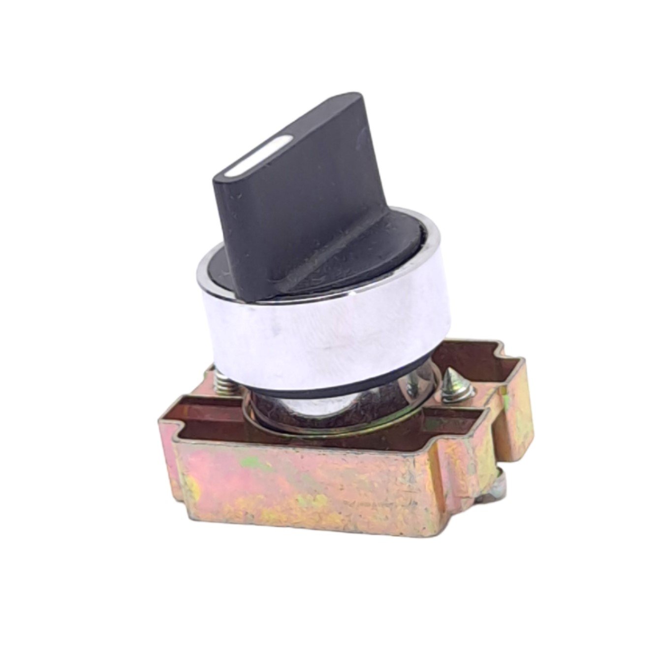 New Altech 2AS2-2 Rotary Selector Switch w/ Mounting, ø30mm, Spring Return