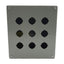 New nVent Hoffman E9PBX Pushbutton Enclosure 9-Hole ø30.5mm 9.5in x 8.25in x 4.75in