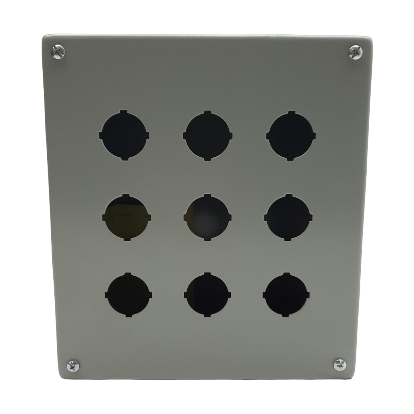 New nVent Hoffman E9PBX Pushbutton Enclosure 9-Hole ø30.5mm 9.5in x 8.25in x 4.75in