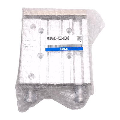 New SMC MGPM40-75Z-XC85 Guided Cylinder, ø40mm Bore, 75mm Stroke, 1.0MPa, Rc1/8