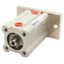 New SMC NCQ2G16-30D Compact Cylinder, ø16mm Bore, 30mm Stroke, 145psi Max, M5 x 0.8