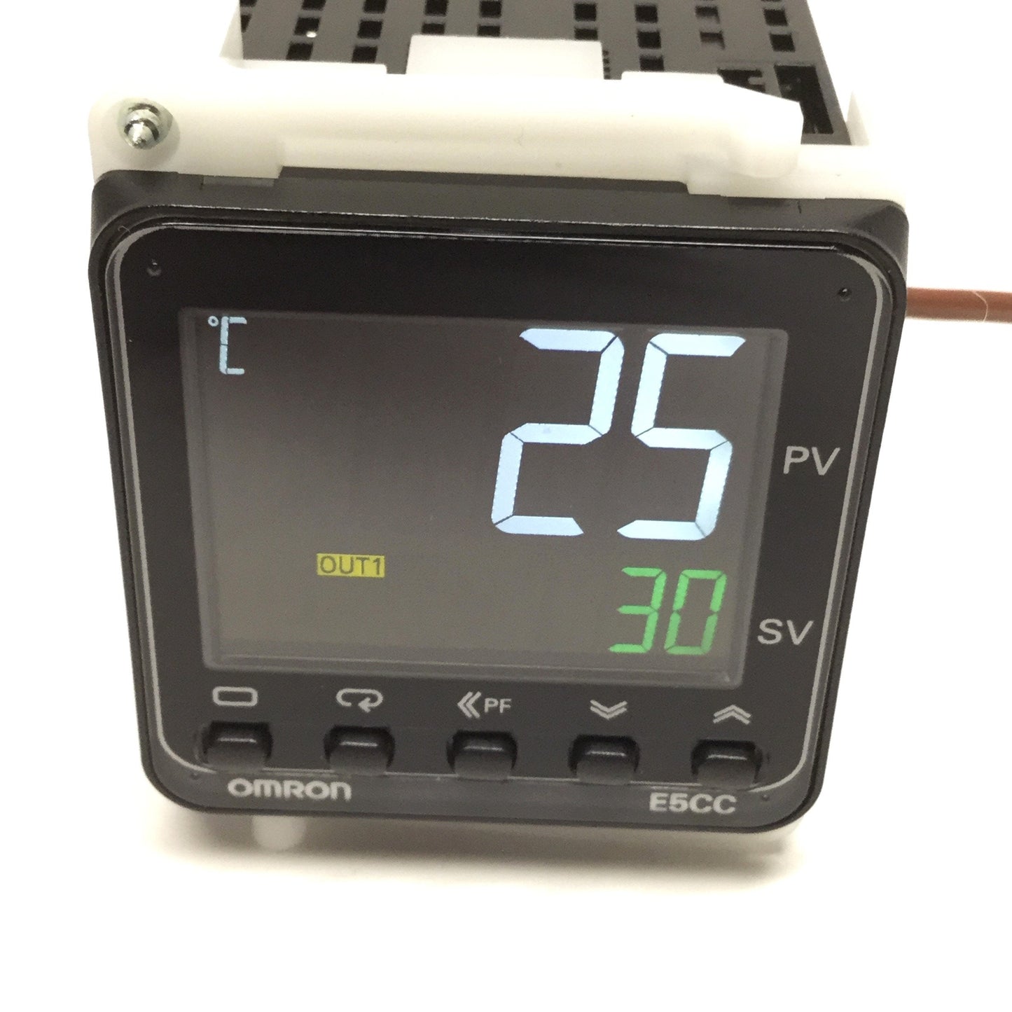 Used Omron E5CC-QX3D5M-001 Temperature Controller 24VAC/DC, Pulsed 12VDC, HB/HS Alarm