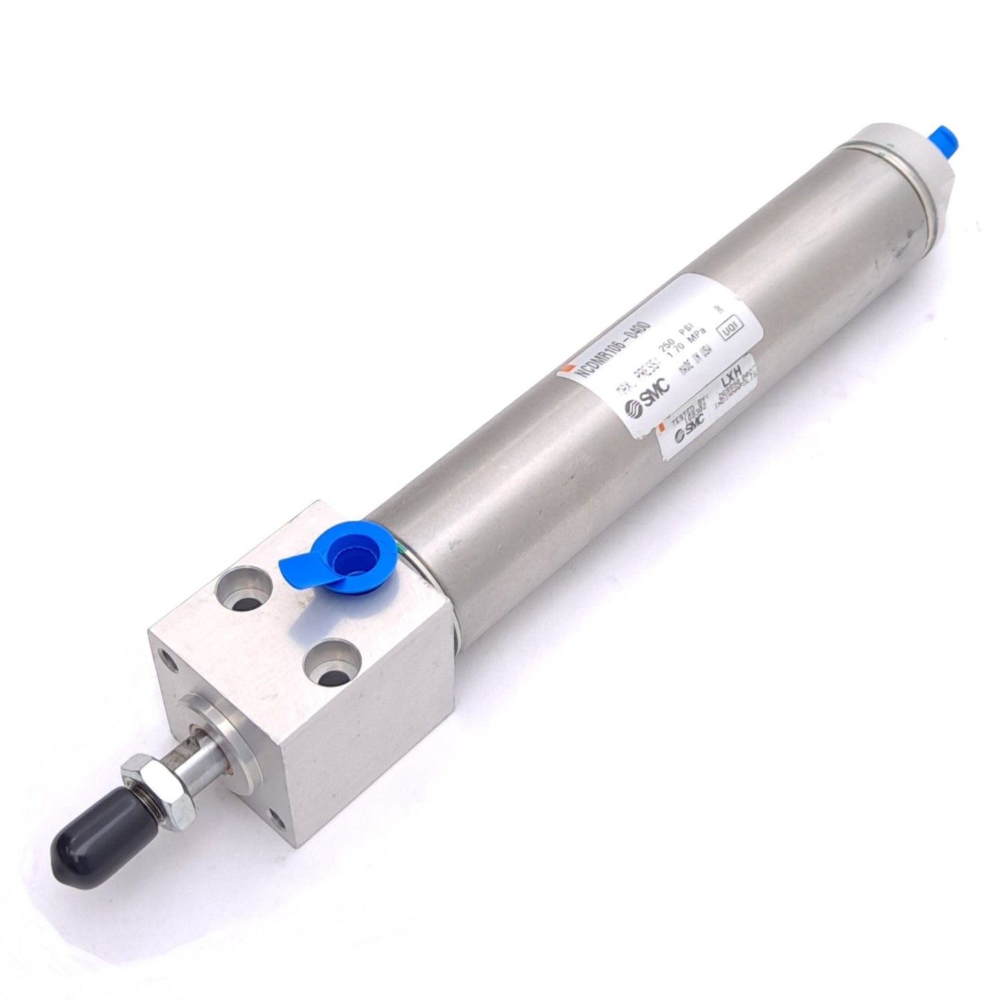 New SMC NCDMR106-0400 Pneumatic Cylinder, ø1-1/16in Bore, 4in Stroke, 1/8NPT, 1.7MPa