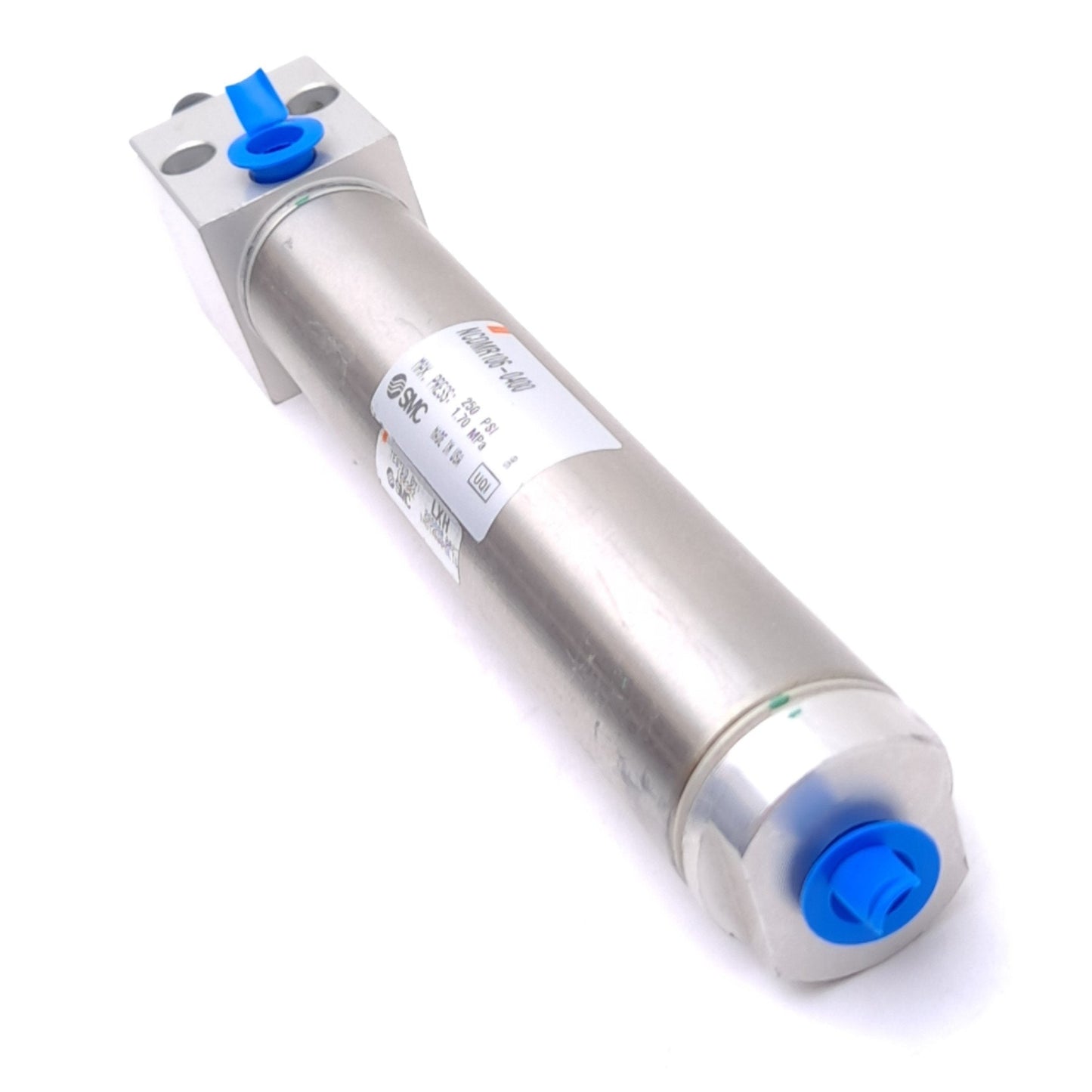 New SMC NCDMR106-0400 Pneumatic Cylinder, ø1-1/16in Bore, 4in Stroke, 1/8NPT, 1.7MPa