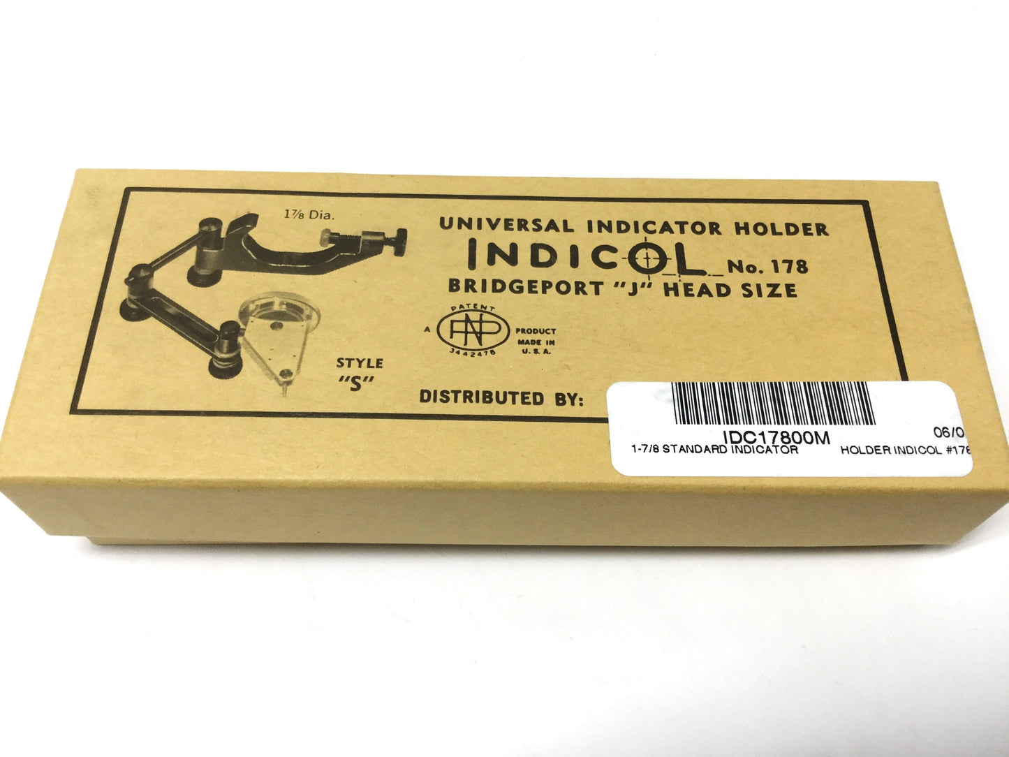 New Indicol Model 178 Universal Dial Indicator Holder Ø1-7/8", Bridgeport Size J