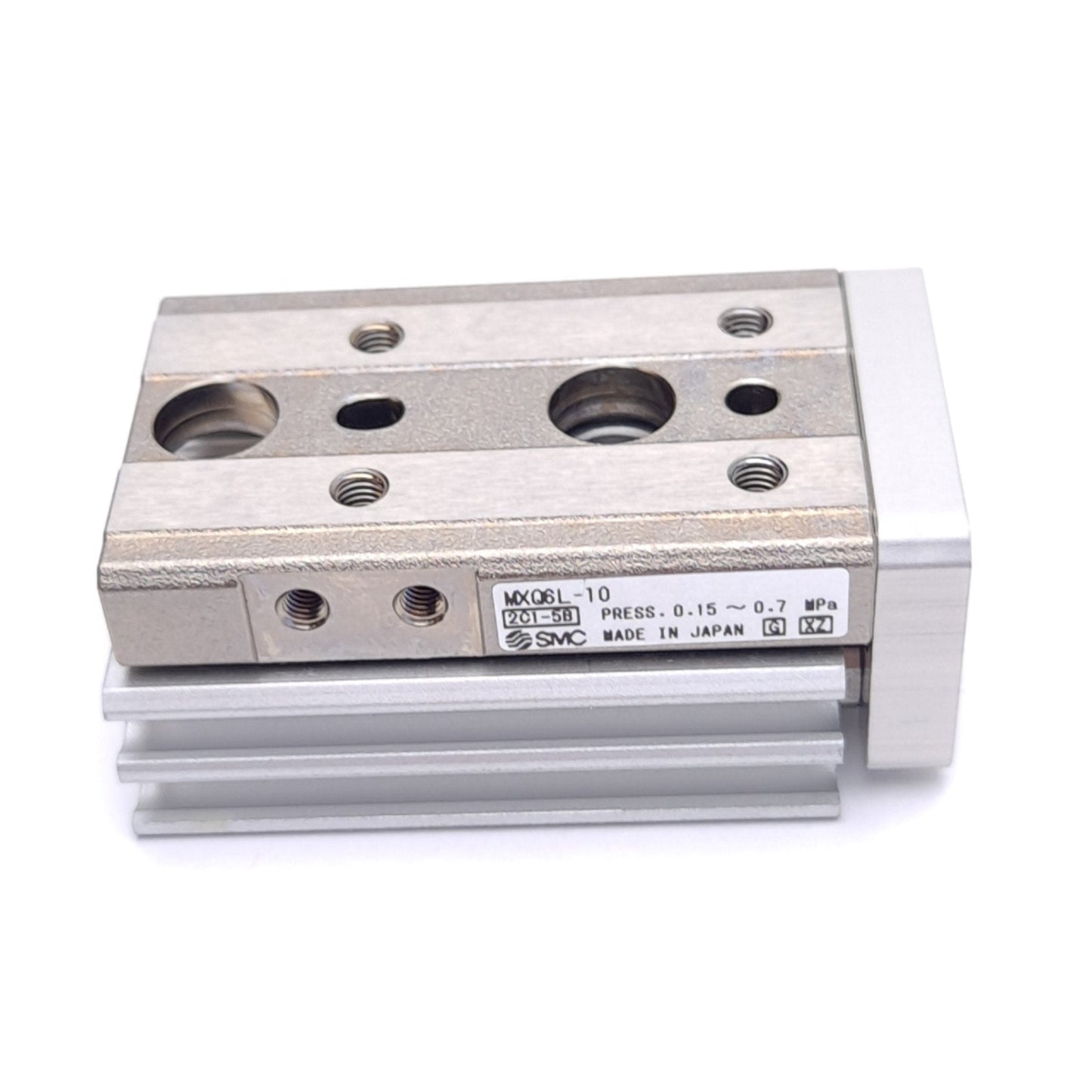 New SMC MXQ6L-10 Pneumatic Guided Slide Table, 6mm Bore, 10mm Stroke, M5x0.8, 0.7MPa