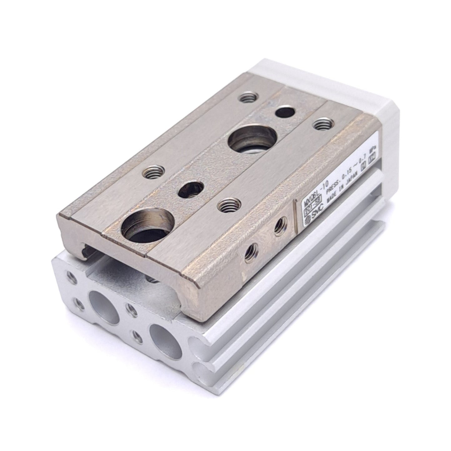 New SMC MXQ6L-10 Pneumatic Guided Slide Table, 6mm Bore, 10mm Stroke, M5x0.8, 0.7MPa