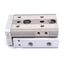 New SMC MXQ6L-10 Pneumatic Guided Slide Table, 6mm Bore, 10mm Stroke, M5x0.8, 0.7MPa