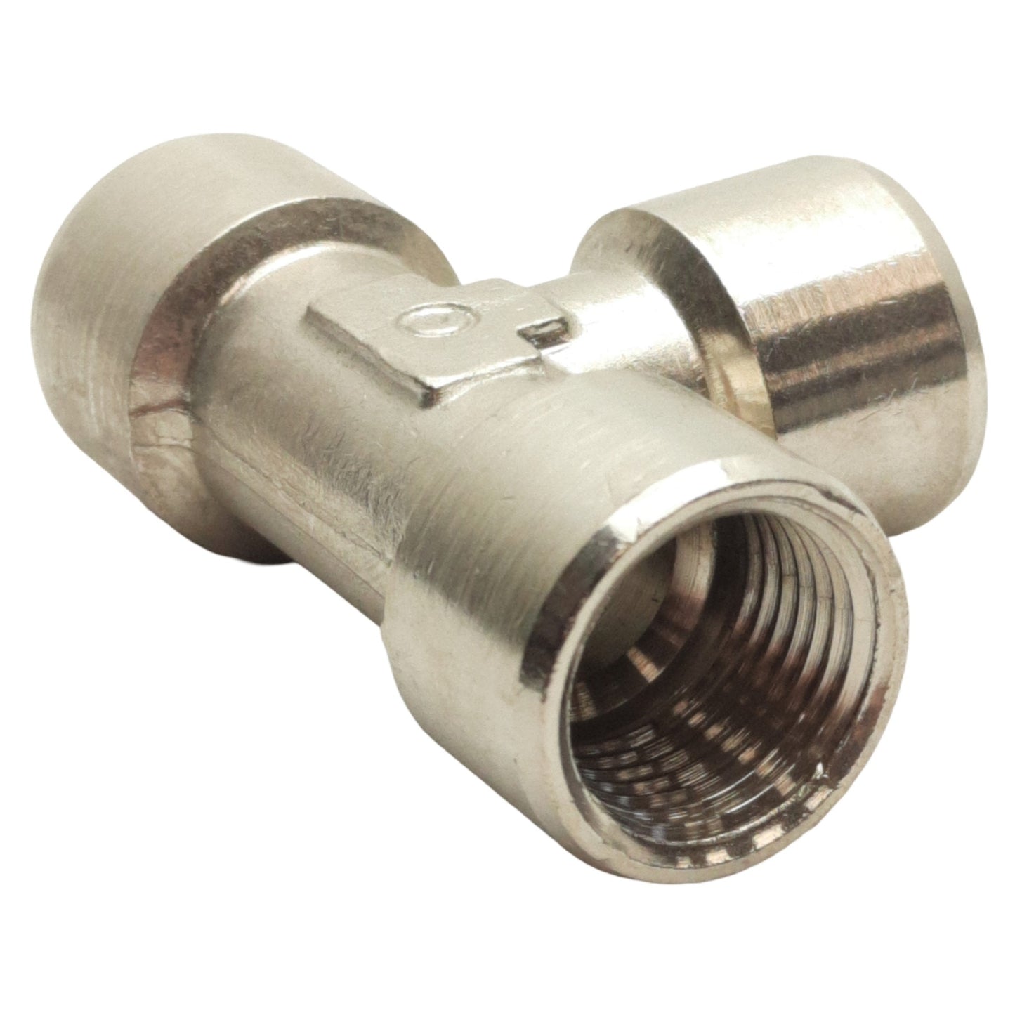 New Lot of 7 Camozzi 2003 06-00 Pipe Tee, 3/8in x 3/8in x 3/8in Female NPTF, 80Bar