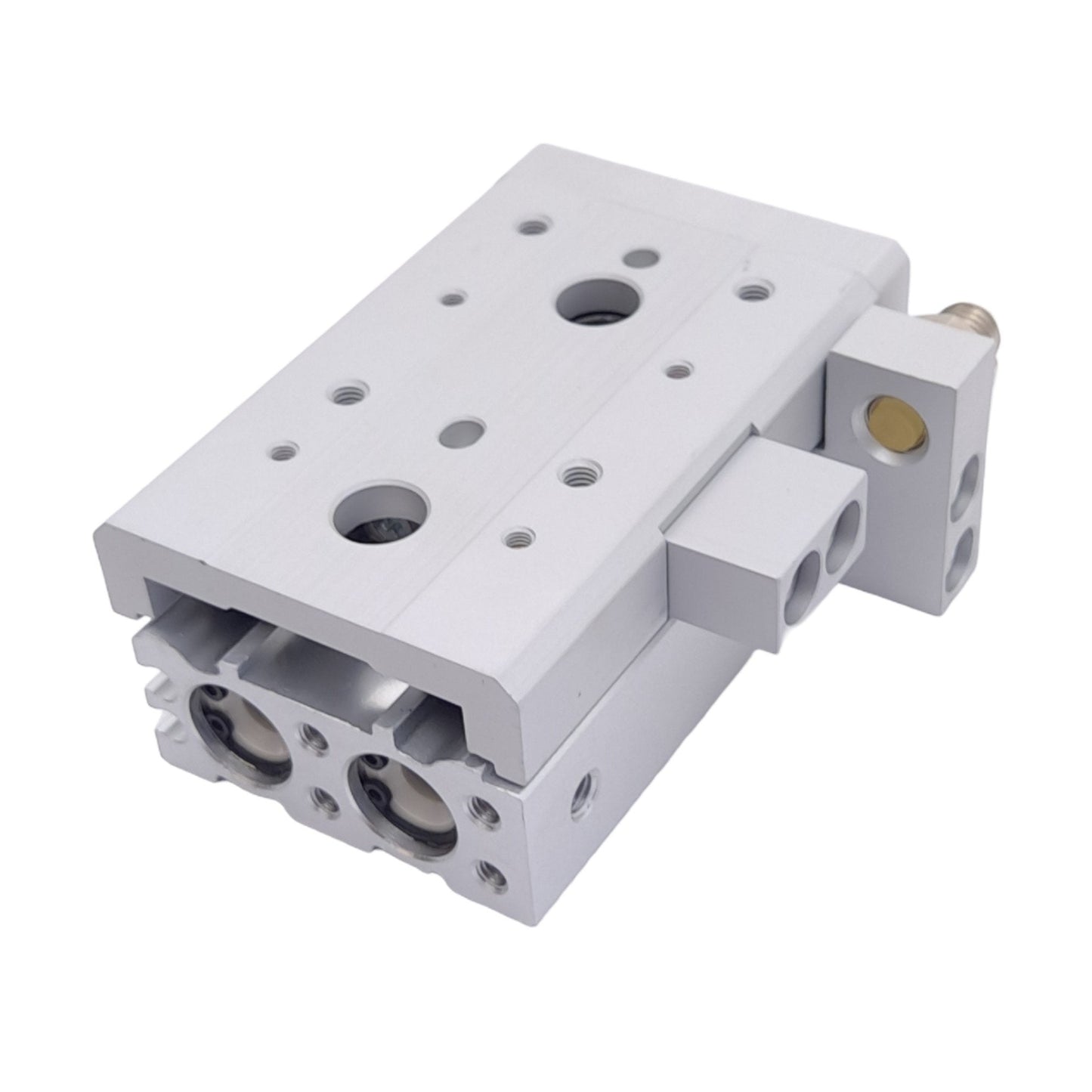 New SMC MXS12-10AS-X9 Pneumatic Slide Table, ø12mm Bore, 10mm Stroke, M5x0.8, 0.7MPa