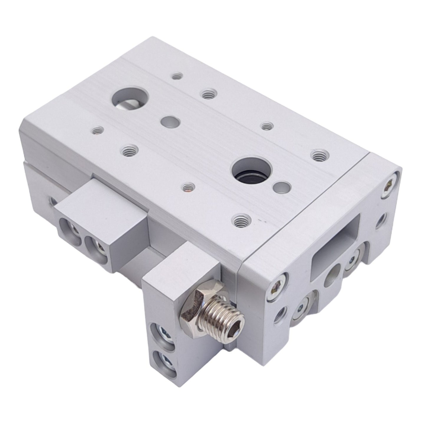 New SMC MXS12-10AS-X9 Pneumatic Slide Table, ø12mm Bore, 10mm Stroke, M5x0.8, 0.7MPa