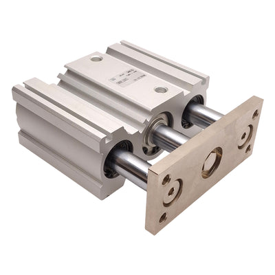 New SMC MGQL32-35 Guided Cylinder, ø32mm Bore, 35mm Stroke, 0.1-1.0MPa, Rc1/8 Ports