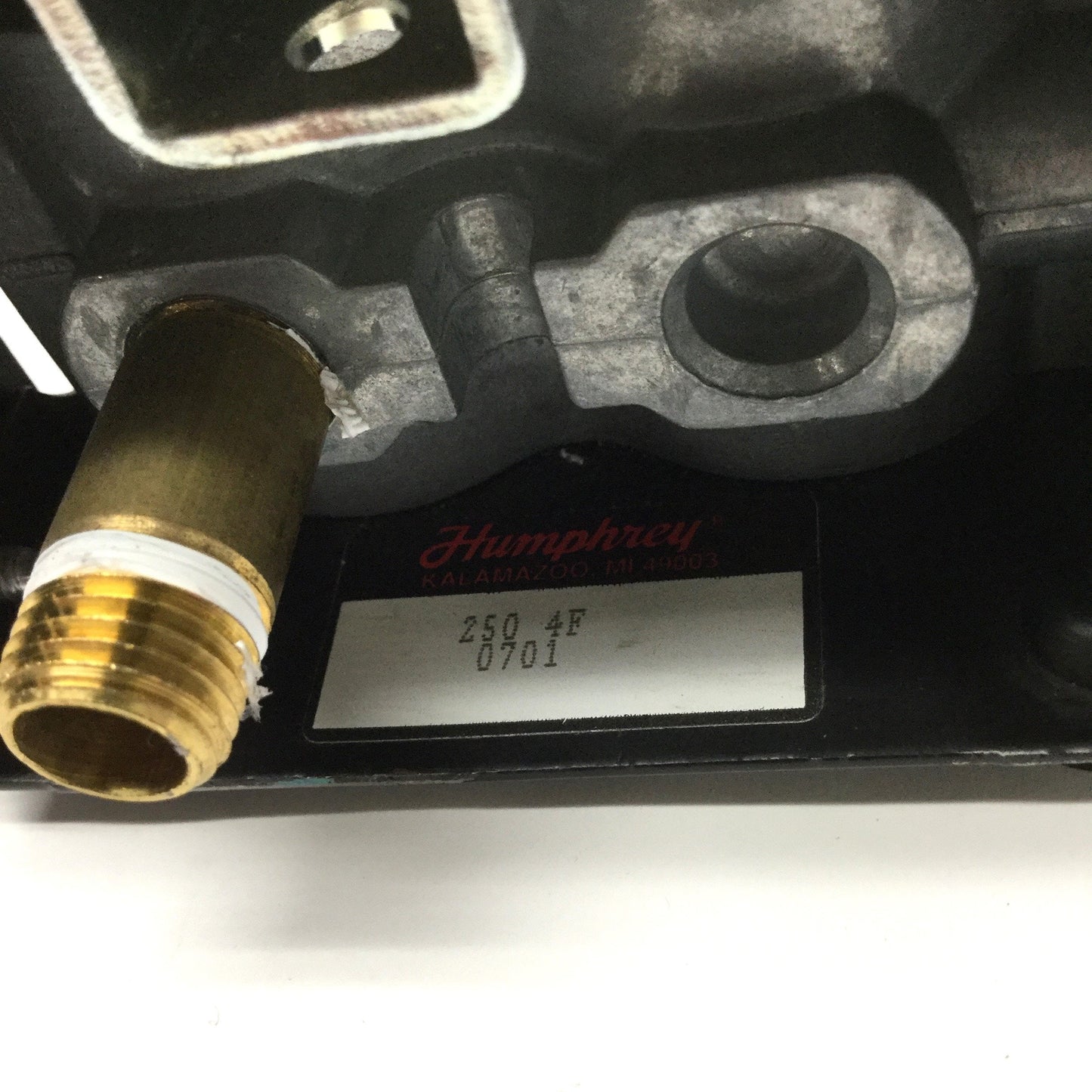 Used Humphrey 250F4 Foot Pedal Operated Valve Pneumatic Switch, 4-Way, 1/4" NPT