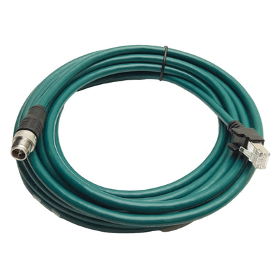 New Cognex CCB-84901-2001-05 Vision System Ethernet Cable, 8200 & 8400 Series, M12