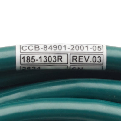 New Cognex CCB-84901-2001-05 Vision System Ethernet Cable, 8200 & 8400 Series, M12