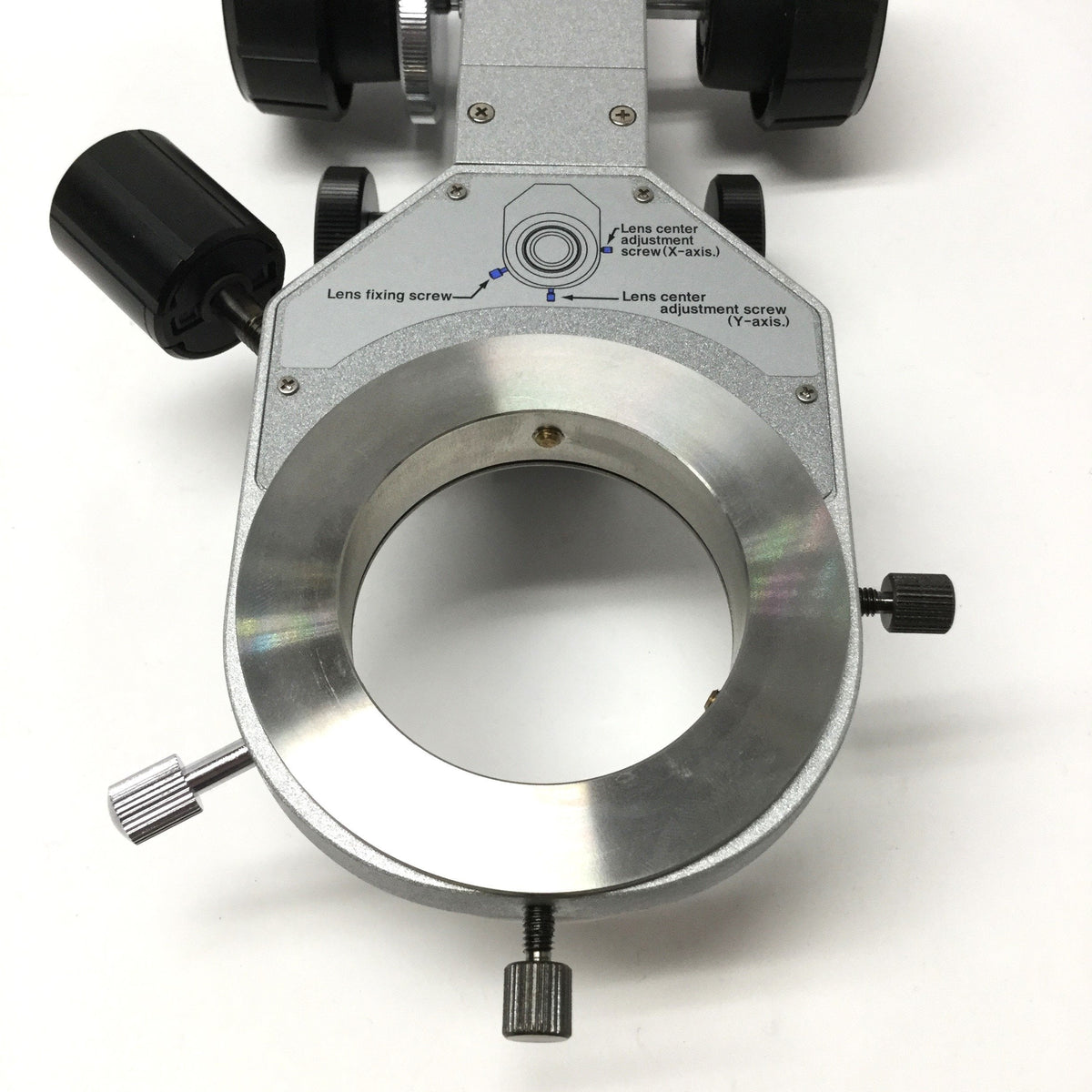 Used Keyence Digital Microscope Zoom Lens Holder Precision Focusing Arm, Ø50mm Yoke