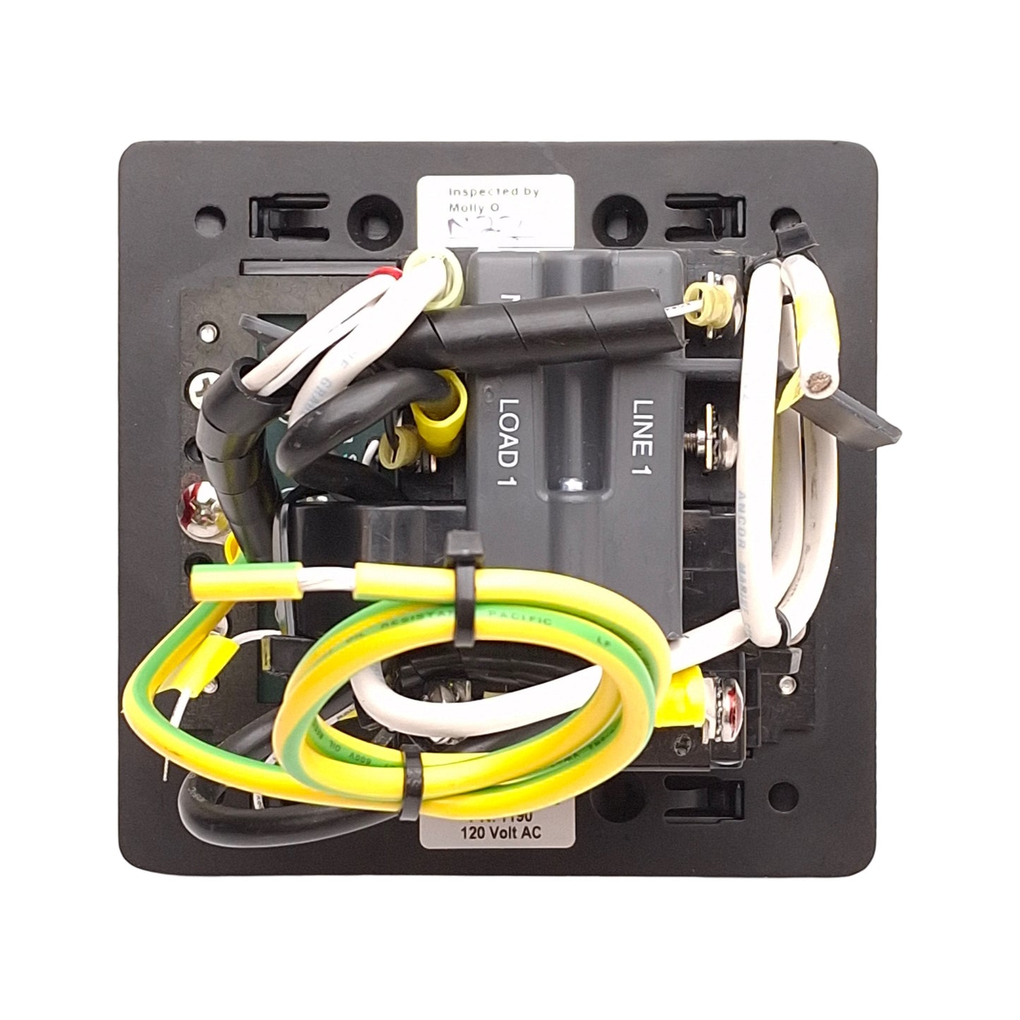 Used Blue Sea 1190 ELCI Main Circuit Breaker Panel, 2P + 1, 120VAC, 30A Main, 15A Aux