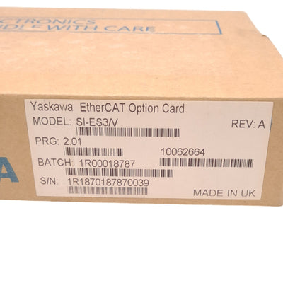 New Yaskawa SI-ES3/V V1000 EtherCAT Option Card for YASKAWA AC Drive, RJ45, DS/DSP