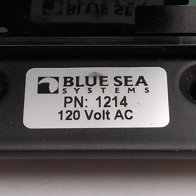 Used Blue Sea 1214 Modular 360-Series Main Circuit Breaker Panel, 4-Pole, 120VAC, 15A