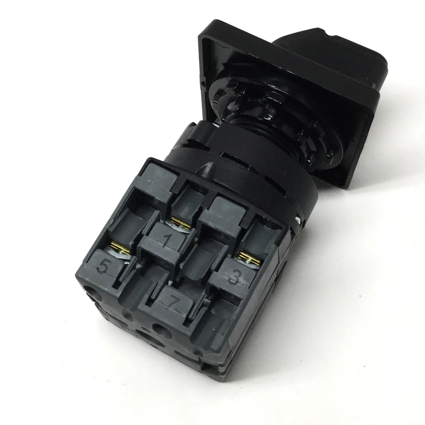 Used ABB ONSO31PB Rotary Cam Multistep Selector Switch, 4-Position, 30°, 600VAC 25A