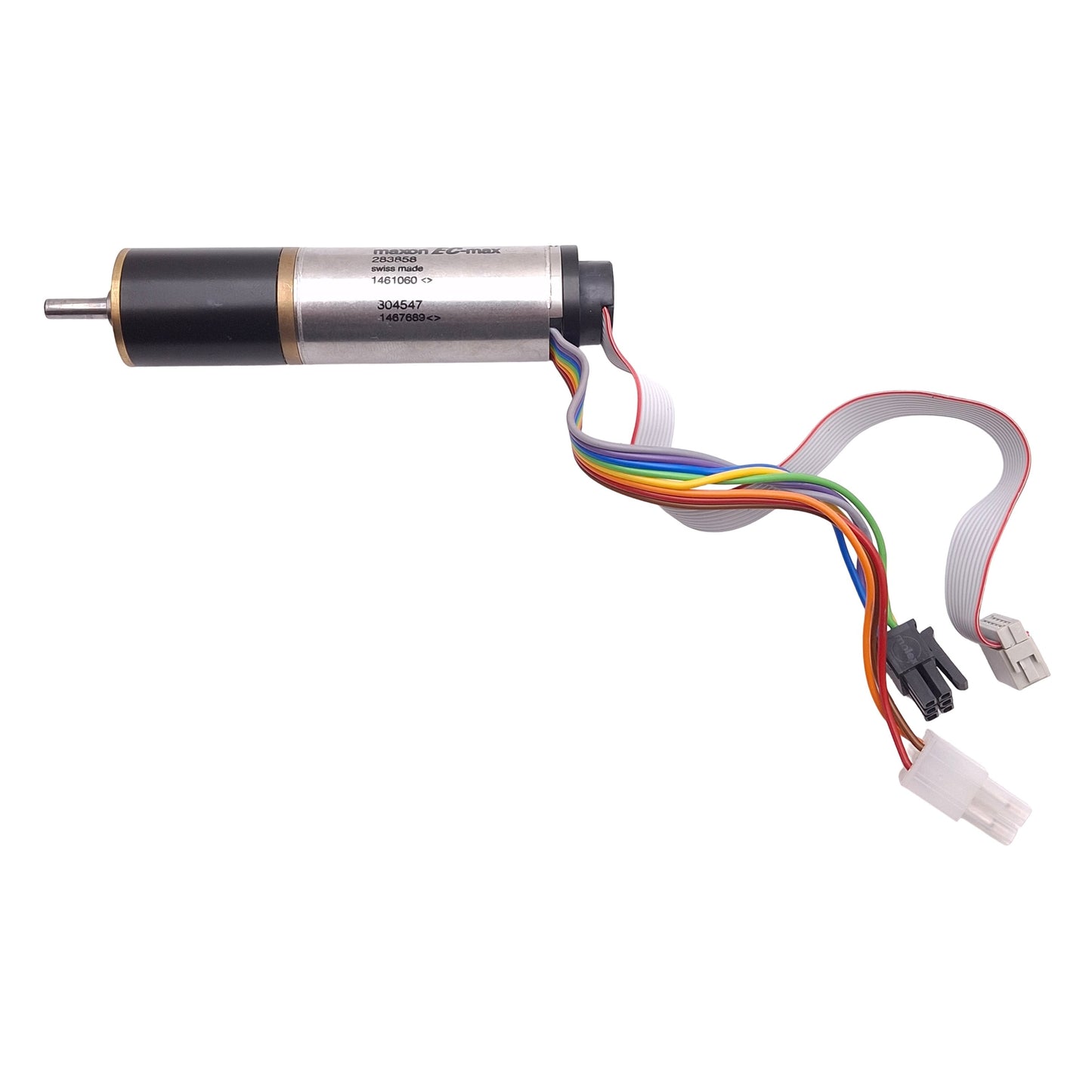 Used Maxon 283858 EC-MAX 22 Brushless DC Motor ø22mm 14:1 742RPM, ø4mm Shaft, 24VDC