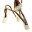 Used Bicker Elektronik P1H-5400V Computer Power Supply 1U 400W 24-Pin 2x Molex 1x FDD