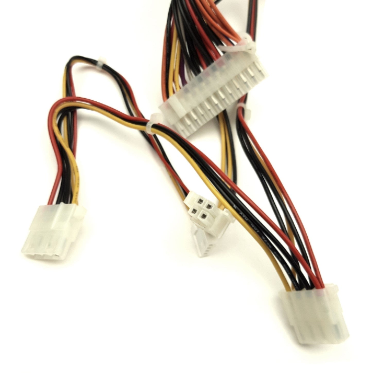Used Bicker Elektronik P1H-5400V Computer Power Supply 1U 400W 24-Pin 2x Molex 1x FDD