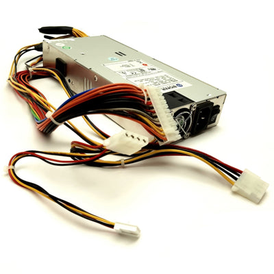 Used Bicker Elektronik P1H-5400V Computer Power Supply 1U 400W 24-Pin 2x Molex 1x FDD