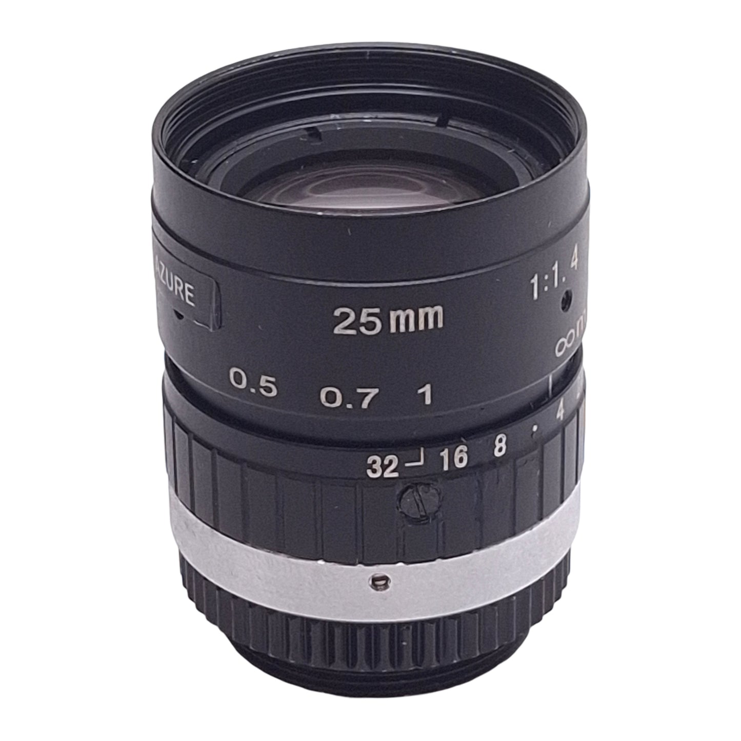 Used Azure Photonics AZURE-2514MM Lens, C-Mount, 2/3", 25mm Focal, F1.4, 2 Megapixel