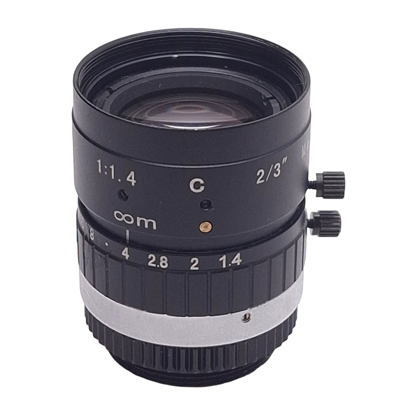 Used Azure Photonics AZURE-2514MM Lens, C-Mount, 2/3", 25mm Focal, F1.4, 2 Megapixel