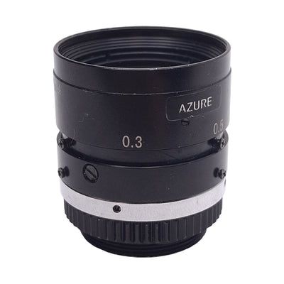 Used Azure Photonics AZURE-2514MM C-Mount Lens, 2/3", 25mm Focal, F1.4, 2 Megapixel